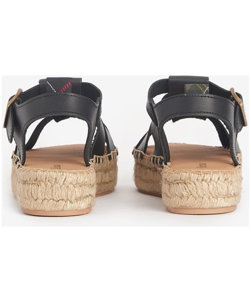 Women's Barbour Paloma Platform Espadrille Sandals - Black