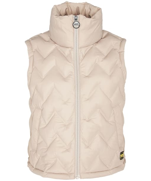 Women's Barbour International Smithstone Lightweight Quilted Gilet - Oat