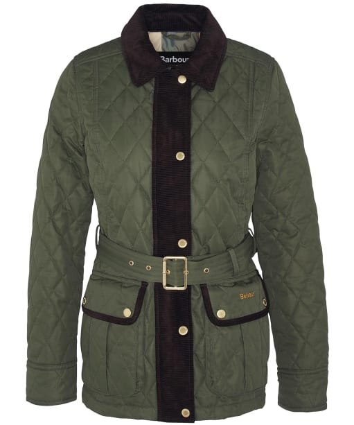 Womens green barbour jacket best sale