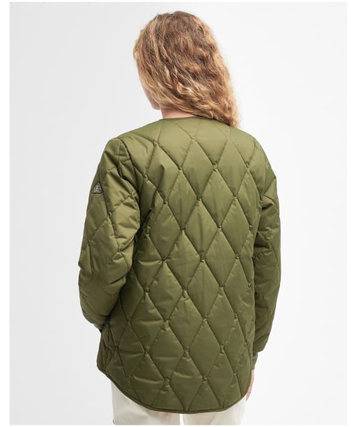 Women's Barbour Bickland Quilted Jacket - Miltary Olive