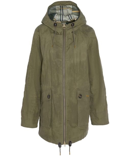 Women's Barbour Keldy Showerproof Jacket - Dusky Green