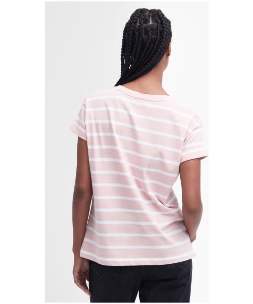 Women's Barbour Otterburn Stripe T-Shirt - Shell Pink