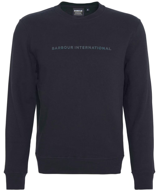 Men's Barbour International Shadow Crew Sweatshirt - Black