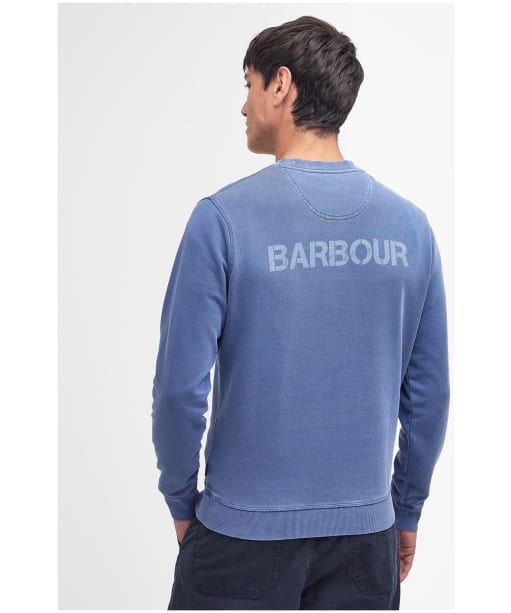 Men's Barbour Atherton Crew Neck Sweater - Oceana