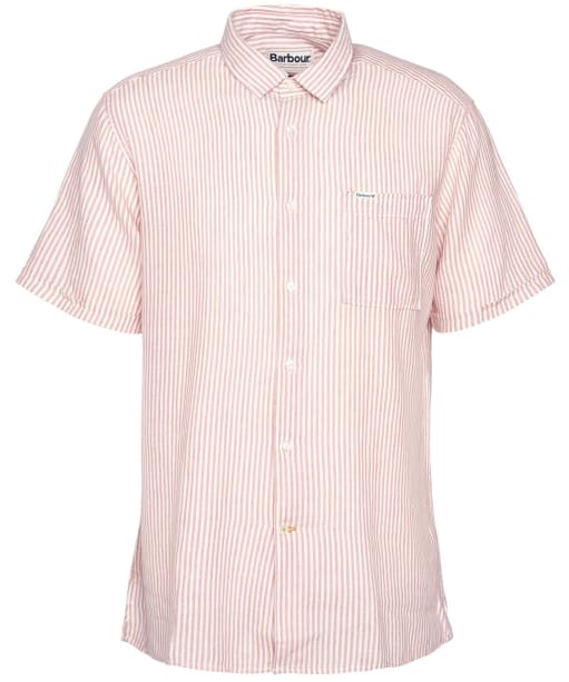 Men's Barbour Deerpark Summerfit Shirt - Pink Clay