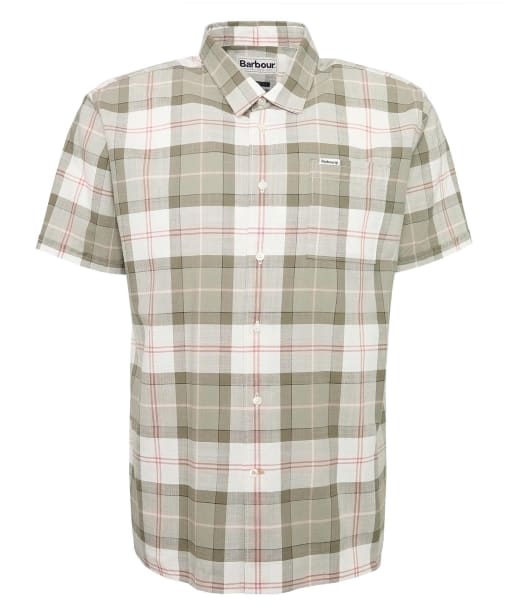 Men's Barbour Gordon Summerfit Shirt - Glenmore Olive
