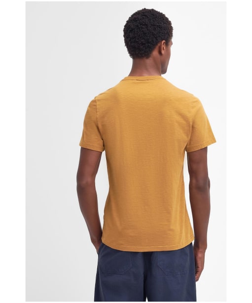 Men's Barbour Bidwell Short Sleeve Cotton Blend T-Shirt - Cumin