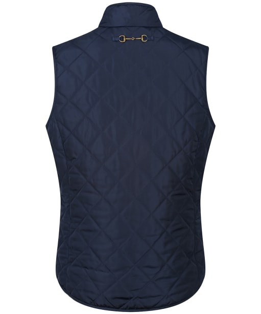 Women's Ariat Woodside Quilted Button Vest - Navy