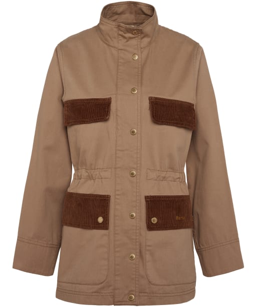 Women's Barbour Maeva Utility Casual Jacket - Hazelnut / Summer