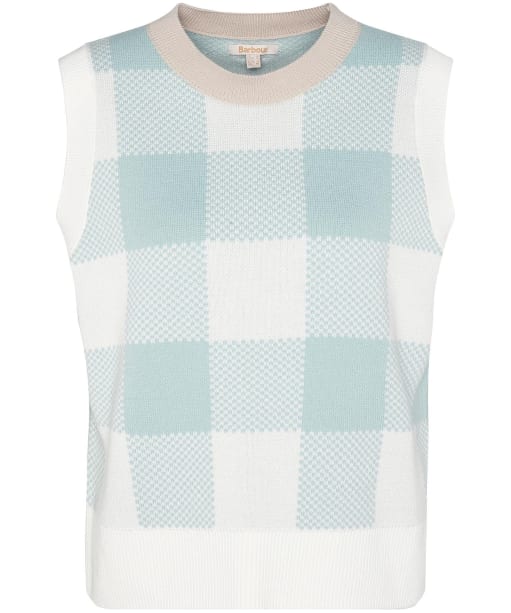 Women's Barbour Abigail Sleeveless Knitted Jumper - Blue Haze