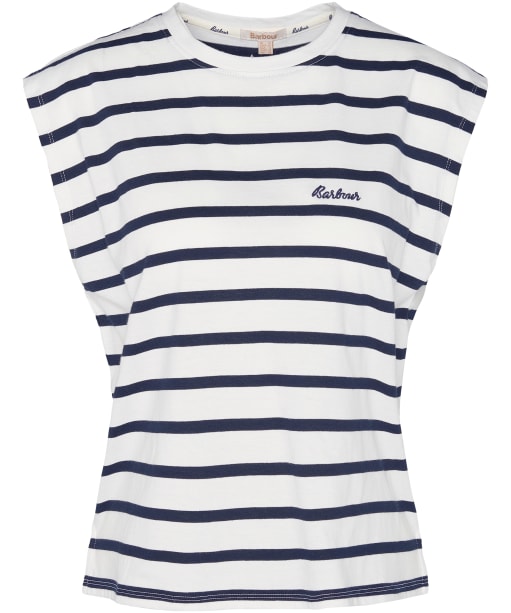 Women's Barbour Madelyn Top - Navy Stripe