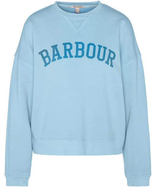 Women's Barbour Ella Crew Neck Sweatshirt - Blue Haze