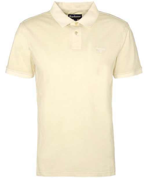 Men's Barbour Terra Dye Polo Shirt - Yellow Haze