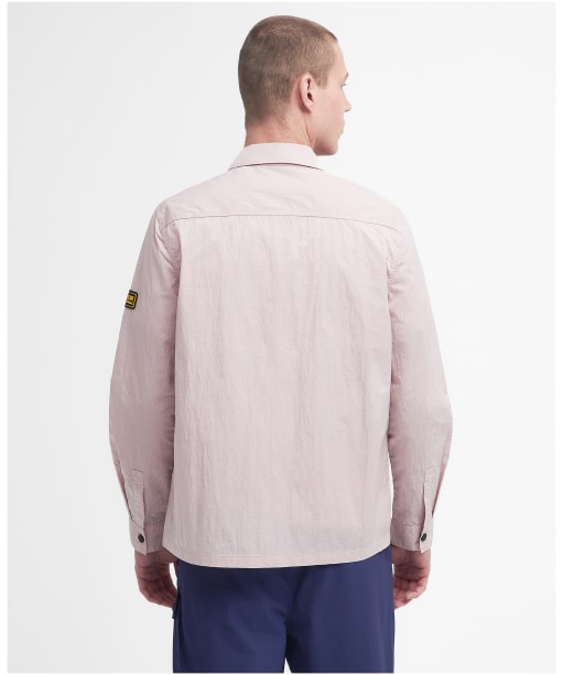 Men's Barbour International Inlet Overshirt - Dusk Pink