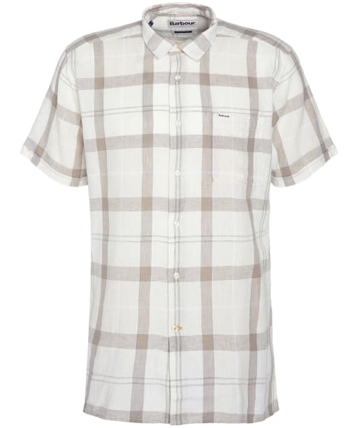 Men's Barbour Croft Short Sleeve Summer Shirt - SALTMARSH TARTAN
