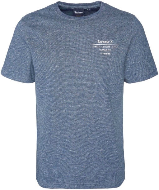 Men's Barbour Huckley T-Shirt - Blue Chalk