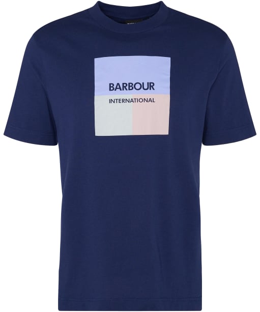 Men's Barbour International Triptych Graphic T-Shirt - Pigment Navy