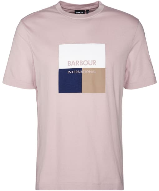 Men's Barbour International Triptych Graphic T-Shirt - Dusk Pink