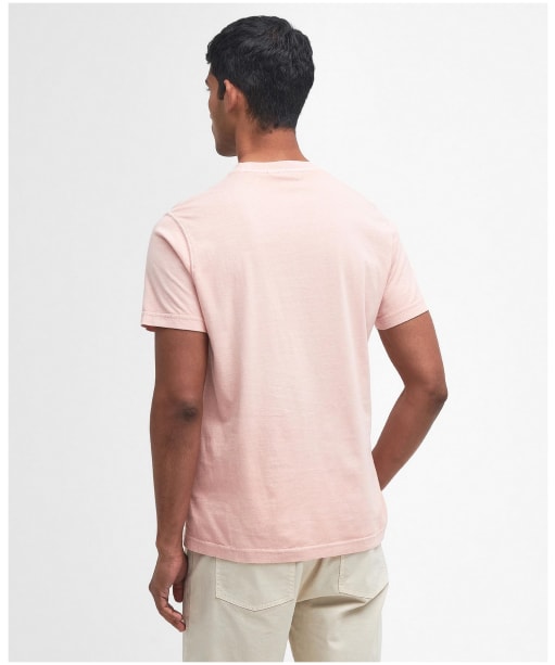 Men's Barbour Terra Dye T-Shirt - Pink Mist