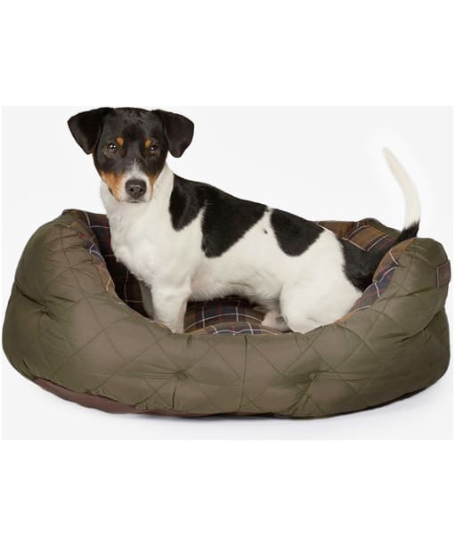 Barbour Quilted Dog Bed 24” - Olive
