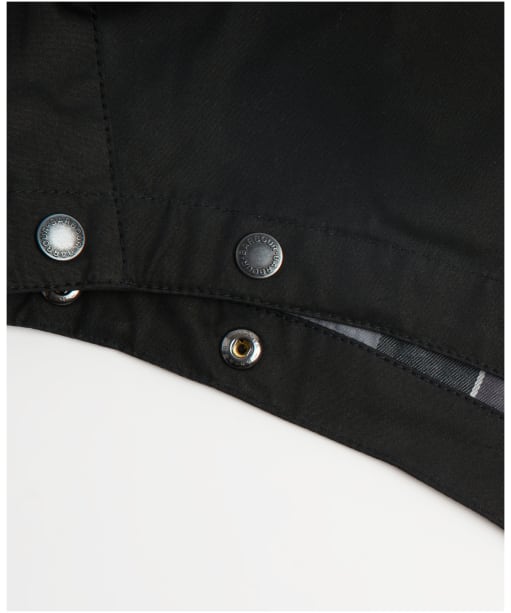 Women’s Barbour Re-engineered Hood - Black / Modern Tartan