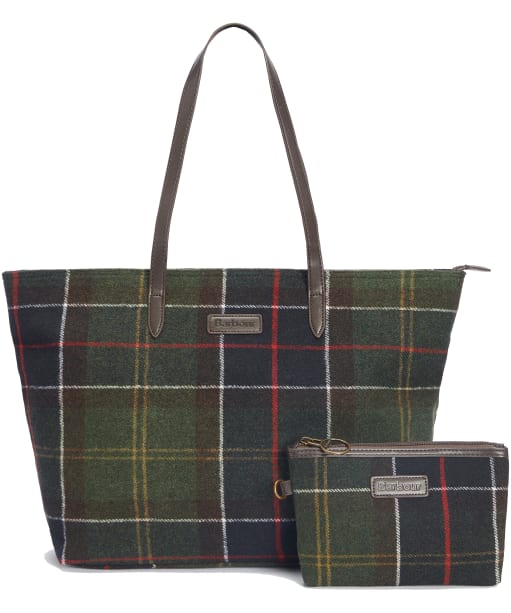 Women's Barbour Witford Tartan Tote Bag - Classic Tartan