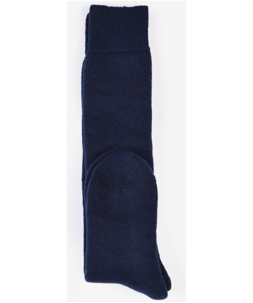 Women's Barbour Knee Length Wellington Socks - Navy