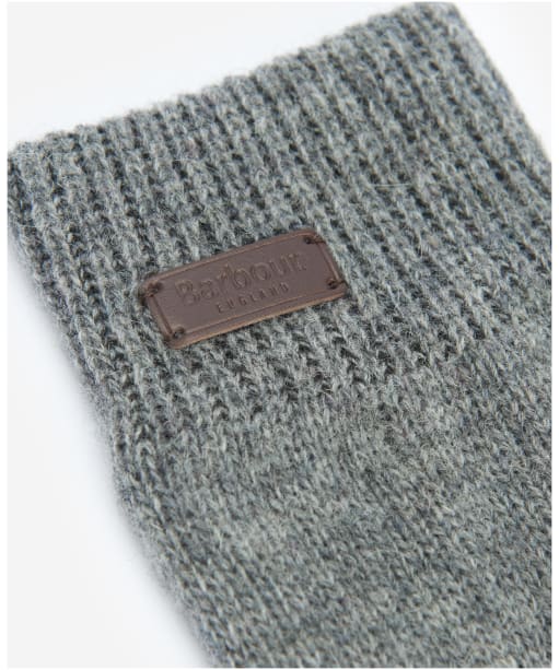 Men's Barbour Carlton Gloves - New Grey