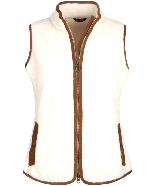 Women’s Barbour Burford Fleece Gilet - Winter Pearl