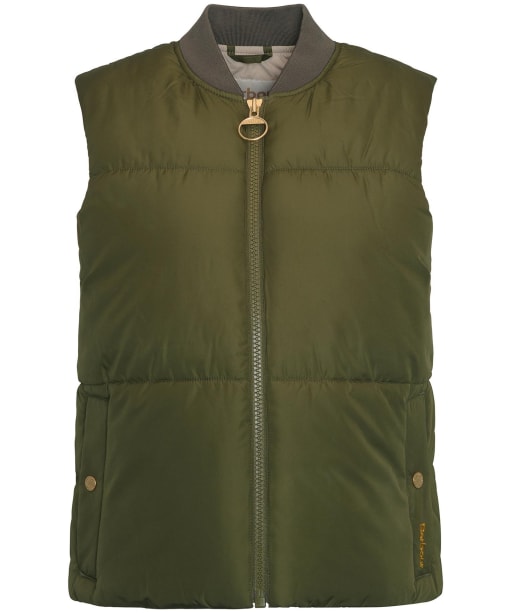 Fay Gilet - Dark Moss / Light Sand / Dark Moss