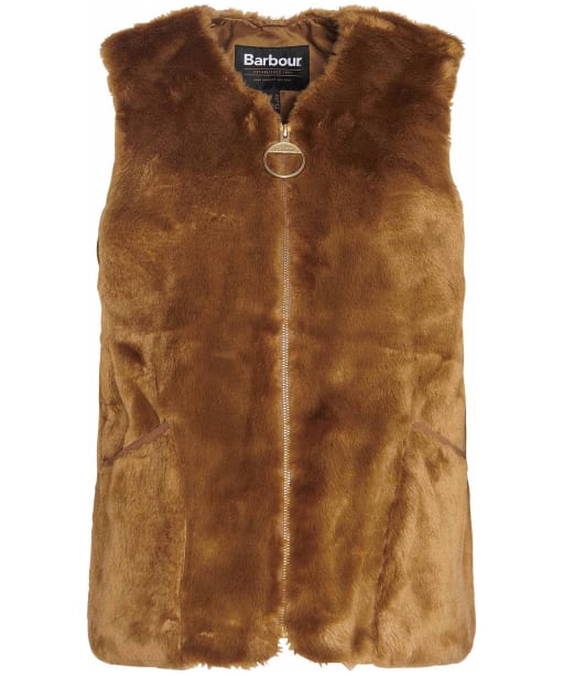 Barn Gilet - Brown / Gold