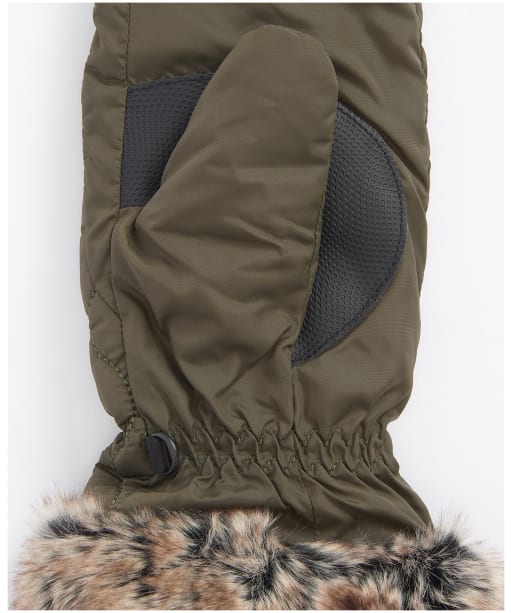 Women's Barbour Primrose Mitts - New Olive