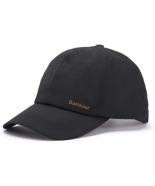 Women's Barbour Belsay Wax Sports Cap - New Black