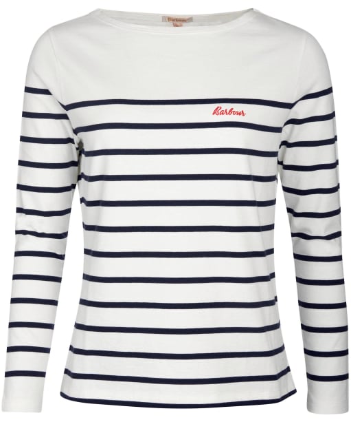 Women’s Barbour Bradley Top - Cloud / Navy