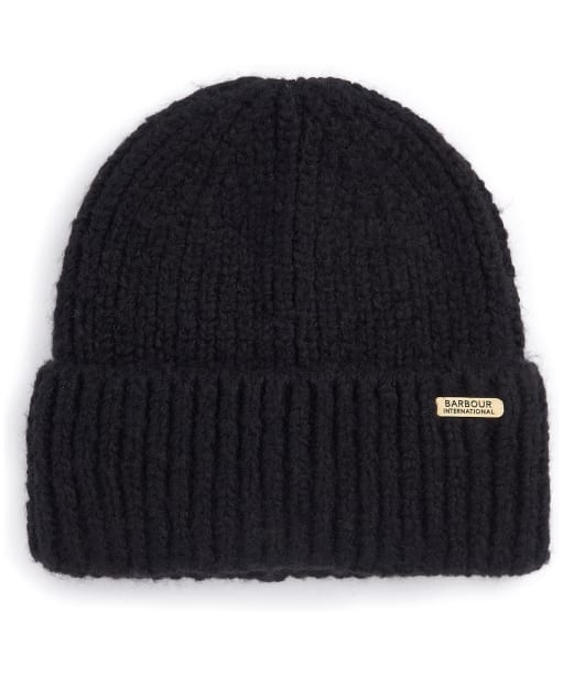 Aria Beanie Hat                               - Black