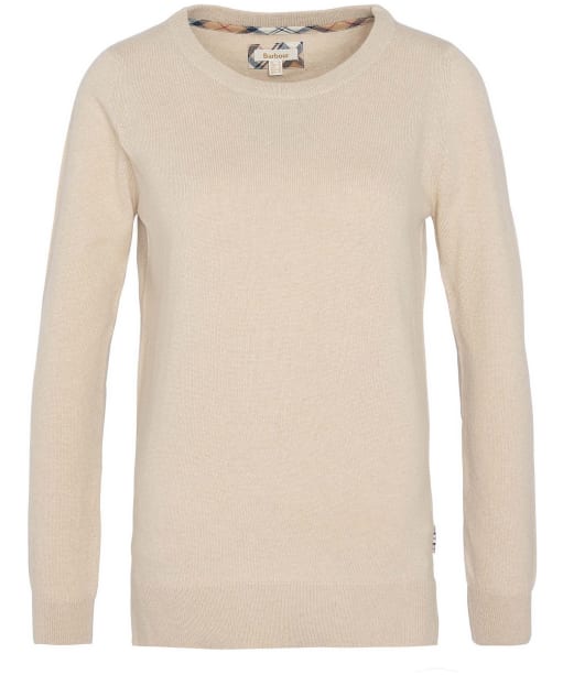 Women’s Barbour Pendle Crew Knit Sweater - HONEY/HESSIAN TA