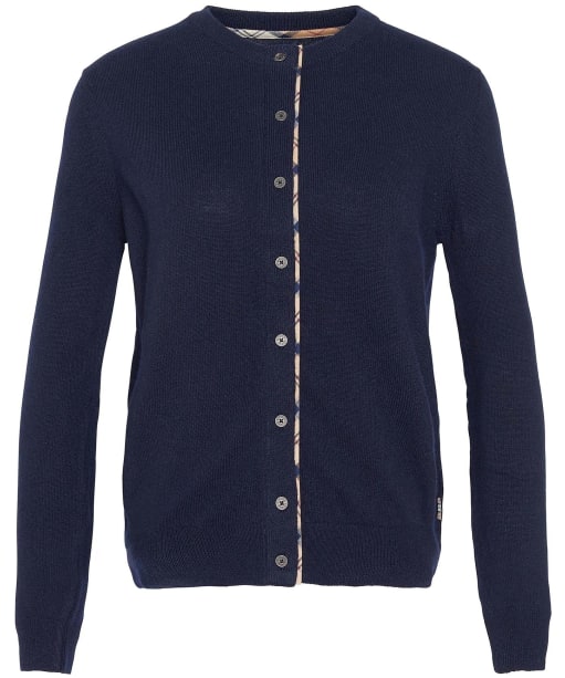 Women’s Barbour Pendle Cardigan - NAVY/HESSIAN TAR