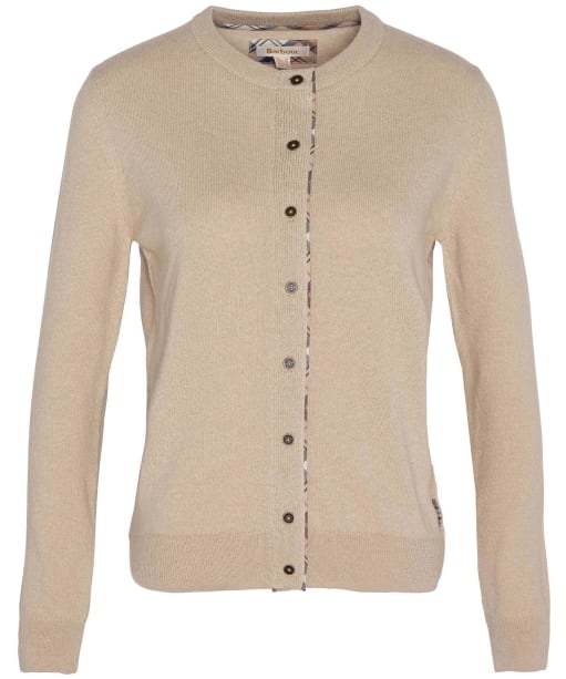 Women’s Barbour Pendle Cardigan - HONEY/HESSIAN TA