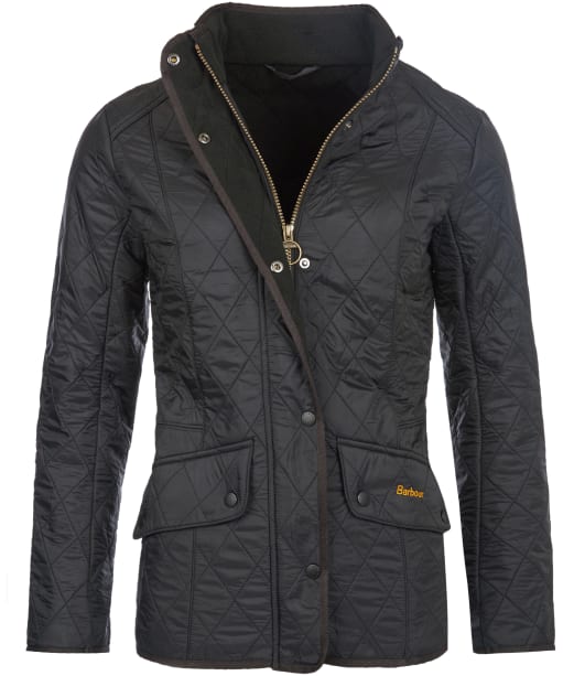 Women's Barbour Cavalry Polarquilt Jacket - Black