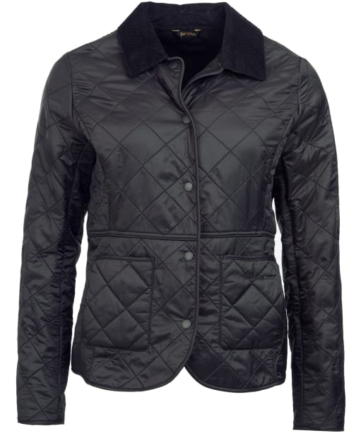 Women's Barbour Deveron Polarquilt Jacket - Black