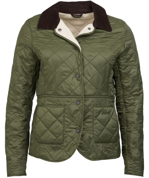 Women's Barbour Deveron Polarquilt Jacket - Olive