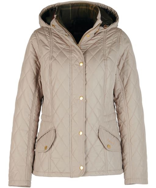 Women's Barbour Millfire Quilted Jacket - Light Trench / Classic