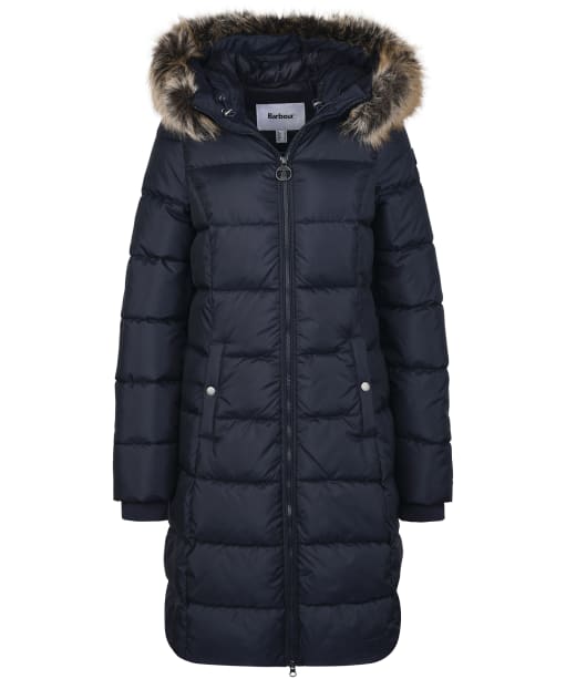 Women's Barbour Rosoman Quilted Jacket - Dark Navy