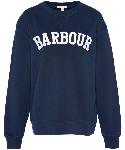 Women's Barbour Northumberland Sweatshirt - Navy / Cloud