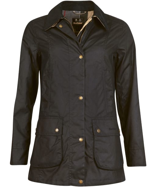 Women’s Barbour Fiddich Waxed Jacket - Navy