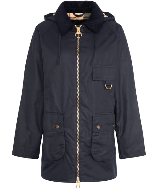 Women's Barbour Highclere Waxed Jacket - Navy