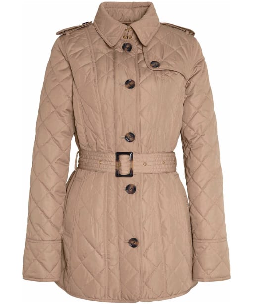 Women’s Barbour Tummel Quilted Jacket - Honey / Muted Cabernet