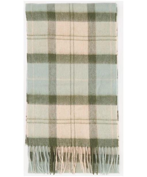 Women's Barbour Tartan Scarf - Soft Mint