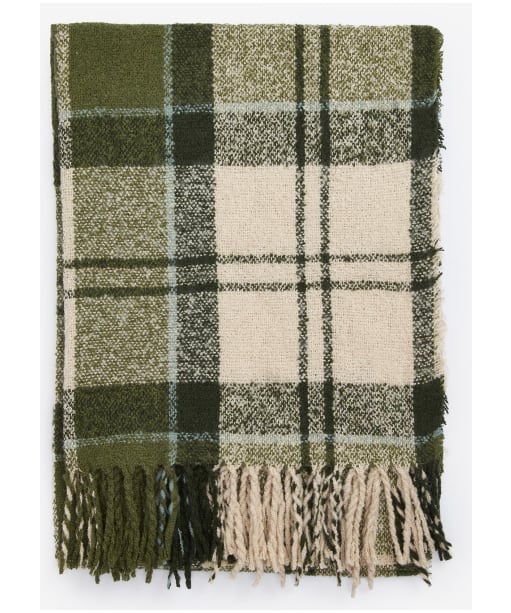 Women's Barbour Tartan Boucle Scarf - Ancient Lodan