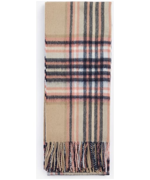 Women's Barbour Lonnen Check Scarf - White Pepper